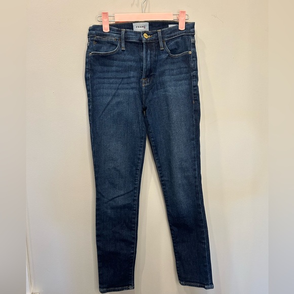 The Frame Denim Le High Skinny Crop Jean - Samira - Picture 5 of 6